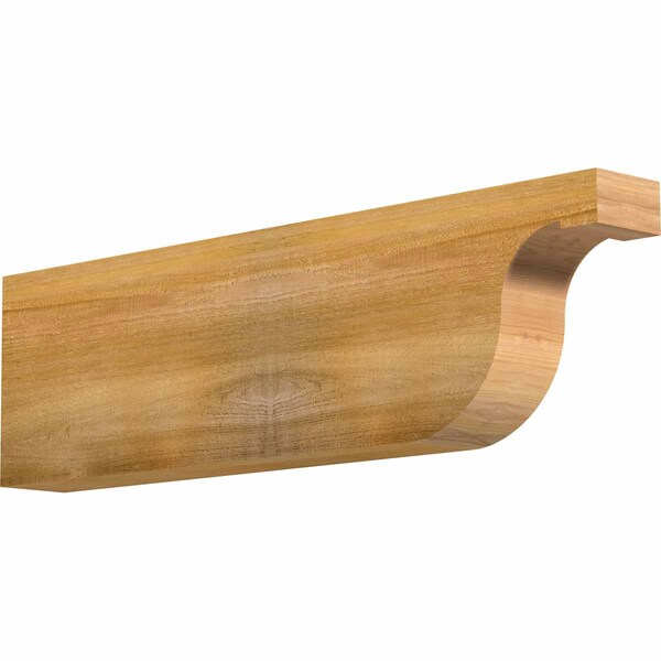 Ekena Millwork Del Monte Rough Sawn Rafter Tail, Western Red Cedar, 4"W x 10"H x 36"L RFT04X10X36DEL00RWR - main